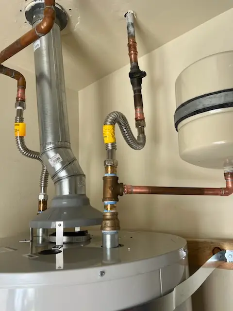 Water heater installation and plumbing repair in West Pleasant View