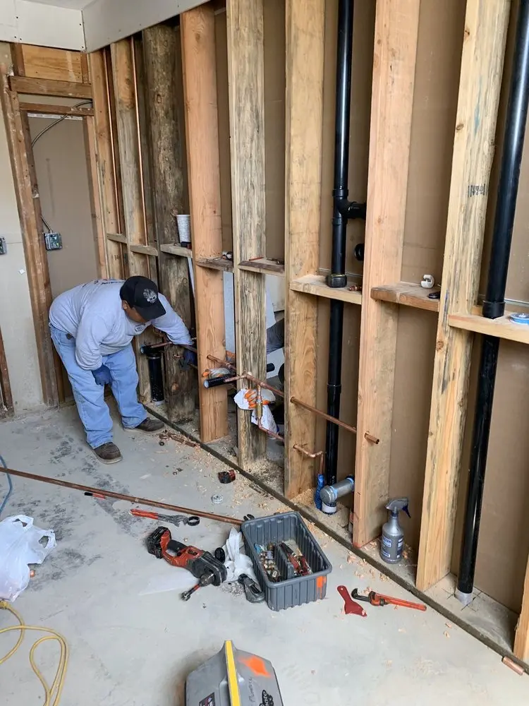 Commercial rough-in plumbing for Water Heater Replacement in West Pleasant View